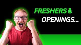 Job Openings For Freshers