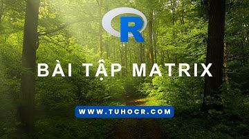 BÀI TẬP MATRIX | HƯỚNG DẪN R CĂN BẢN