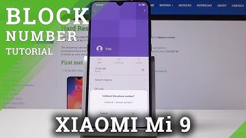 Block Number in XIAOMI Mi 9 - Create Blacklist