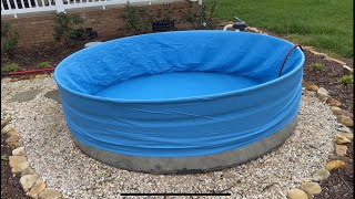 Stock Tank Pool setup Part 1