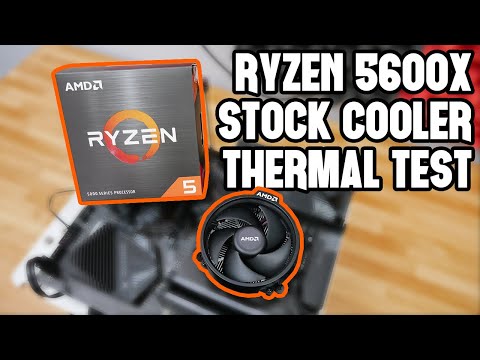 Ryzen 5600X Stock Wraith Stealth Cooler Test