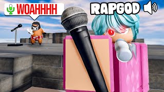 Rap Battling As Baby Saja On Roblox Voice Chat..
