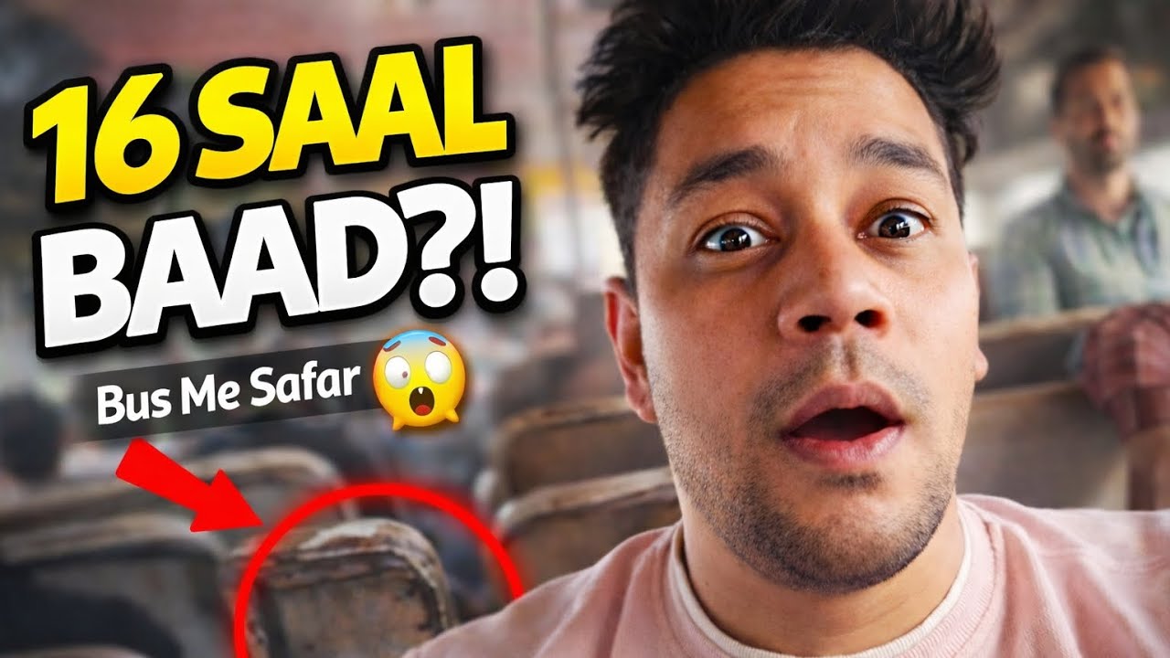 16 Saal Baad Bus Me Safar! 😳 Kya Badal Gaya? #busjourney #travelvlog #bus #travel 