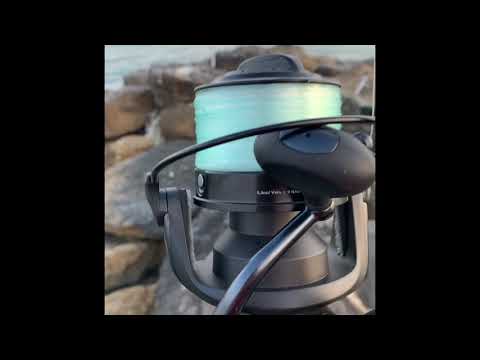 Prova di lancio canna surfcasting Colmic SHAPT e mulinello surfcasting CAPERLAN ADVANT 8000