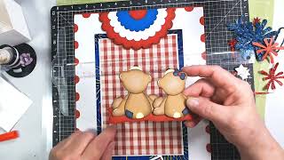 WATCHING FIREWORKS Scrapbook Layout Process   Made with Clipchamp