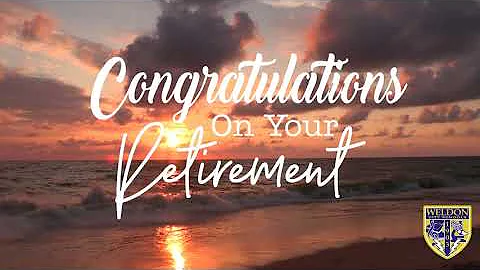 Congratulations on your Retirement
