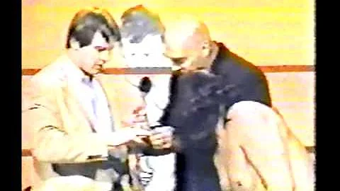 GCW - Gary Hart presents Roddy Piper with a gift.....