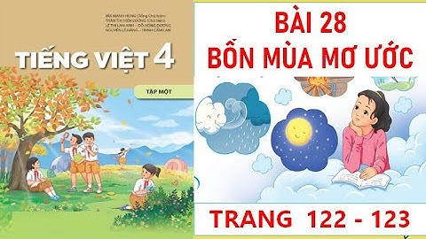 TIẾNG VIỆT LỚP 4:BÀI 28 BỐN MÙA MƠ ƯỚC SÁCH KẾT NỐI HAY NHẤT