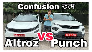 Tata Punch VS Tata Altroz ! Price ! Features ! Space ! Comfort