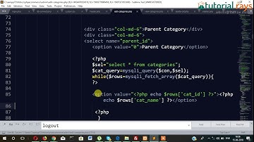 PHP/MySql e-commerce website development  part-10 | Tutorial Rays -  By Umar Rahman
