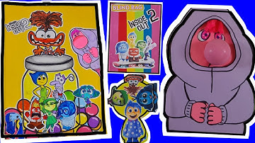 Making INSIDE OUT 2 Game Book（+ Riley Squishy）DIY 인사이드 아웃 2 INTENSAMENTE 2