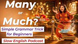 How to Use Many vs. Much | English Grammar for Beginners