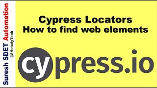 #4 Cypress Locators | How to Find Web elements in Cypress