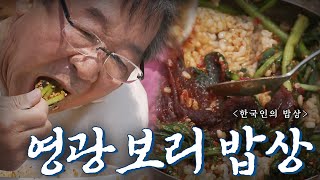 군침도는 보리밥의 매력과 보기만 해도 식욕이 돌아오는 영광굴비 '영광보리 밥상', Korean Food최불암의 한국인의밥상 KBS 20120614