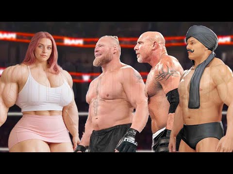 Sweety vs Dara Singh Goldberg Brock Lesnar Match