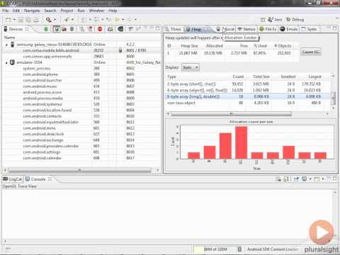 04.Dalvik Debug Monitor Server (DDMS) 03 Memory usage