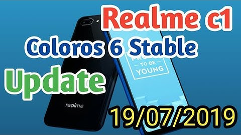 kab ayega realme c1 me color os6 ka stable update