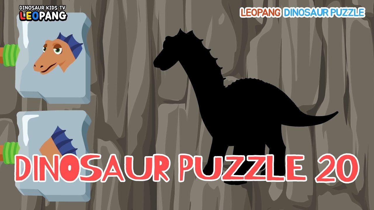 Dinosaur Puzzle game 20 + More Kids Songs - 레오팡 공룡퍼즐ㅣleopang