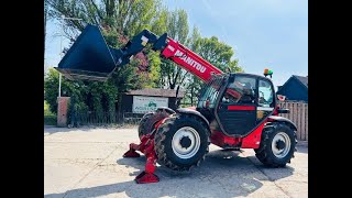 MANITOU MT1030 4WD TELEHANDLER *10.5 METER REACH, 8384 HOURS* C/W PALLET TINES