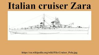 Italian cruiser Zara