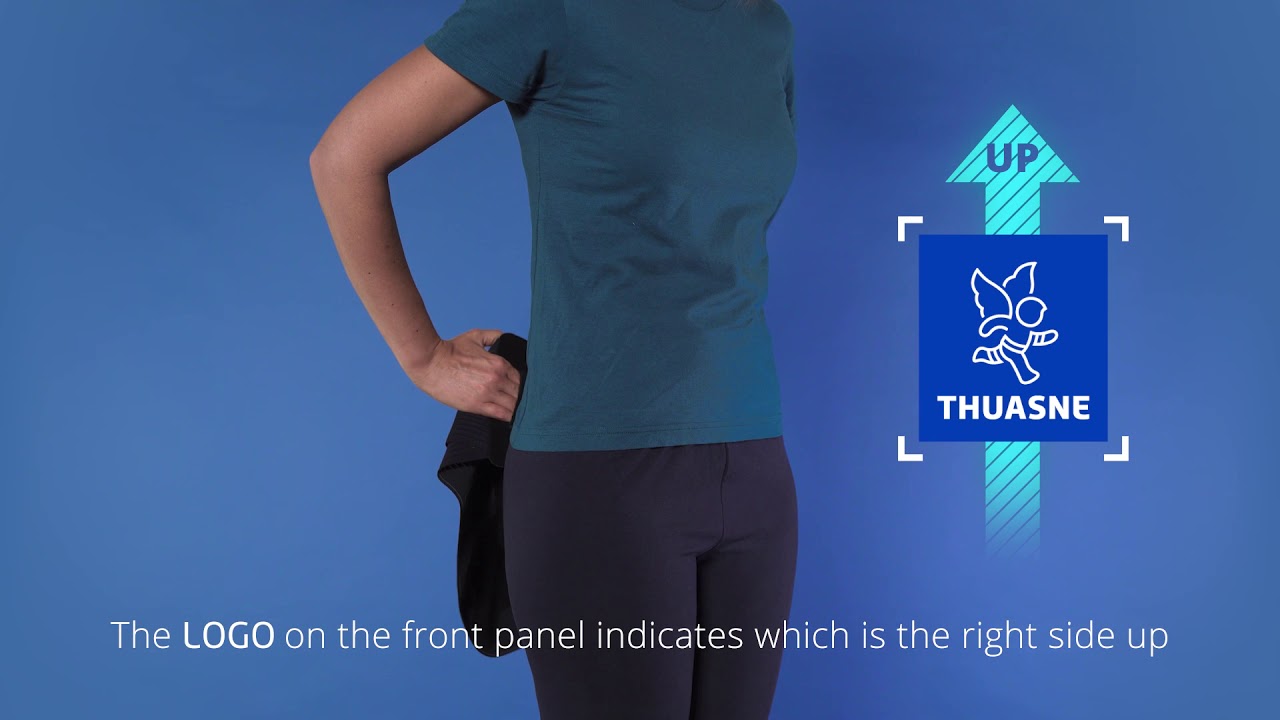 THUASNE LombaSkin Spinal Back Brace fitting instructions YouTube