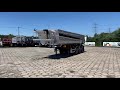 Naczepa wywrotka „Half-Pipe” MEGA Trailers, skrzynia obj. 28 m3, ze stali Hardox 450