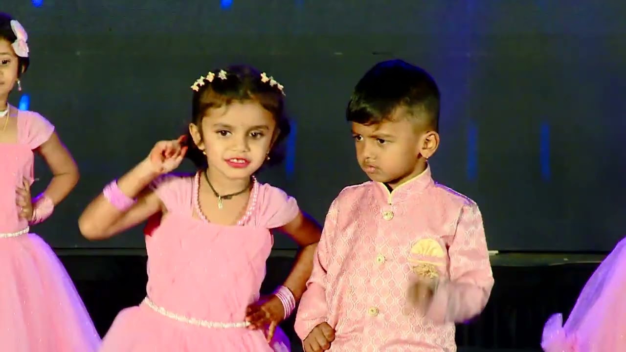 CHARMING PERFORMANCE by L KG Students in 2025 Cambridge Public School Annual Day Celebration .