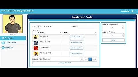 HUMAN RESOURCE INTEGRATED SYSTEM IN PHP WITH SOURCE CODE | Source Code & Projects