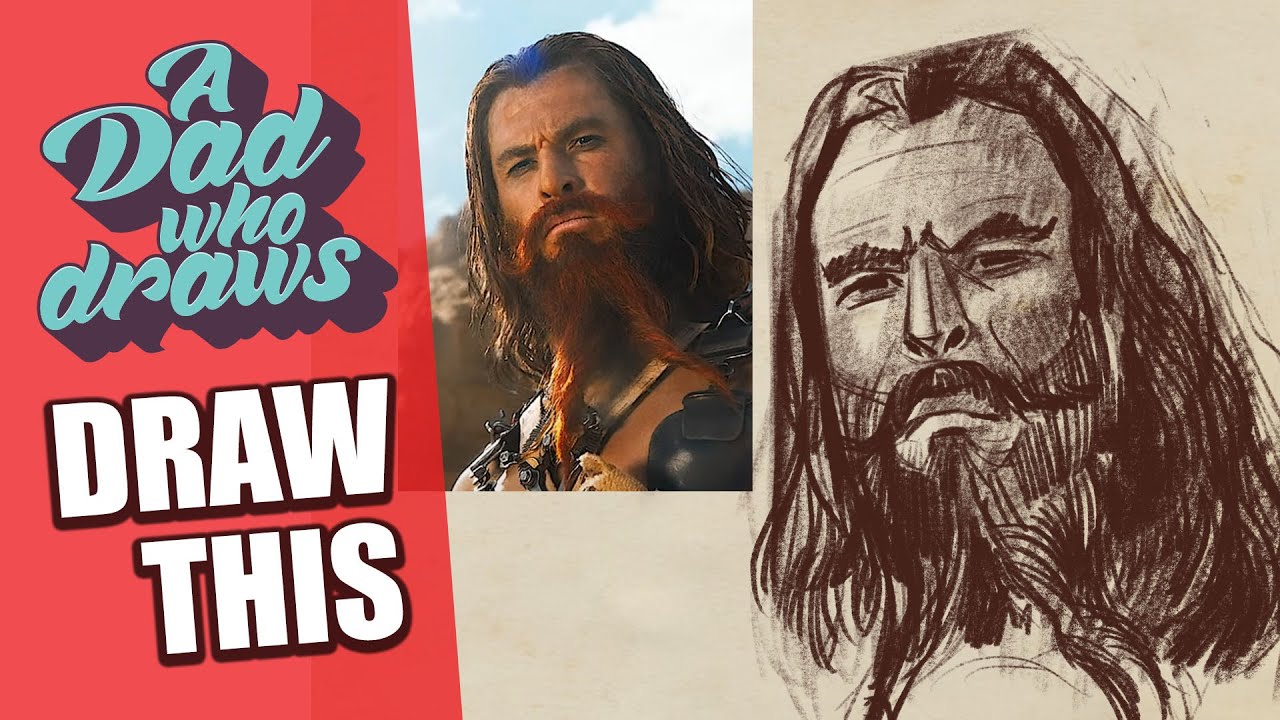 How to Draw Chris Hemsworth in 