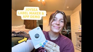 Joysea Label Maker - Full Demo including how to use the App!