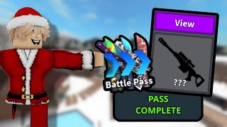 Buying the CHRISTMAS BATTLEPASS in MM2!