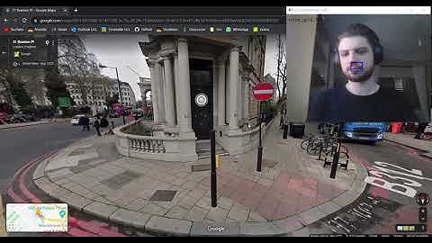UCL MotionInput 3 - Facial Navigation - Navigating Google Maps StreetView using NoseNav with Speech