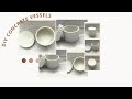 How to make my own DIY concrete vessels for my candles | DIY Concrete Vessels | Candle Maker | TD