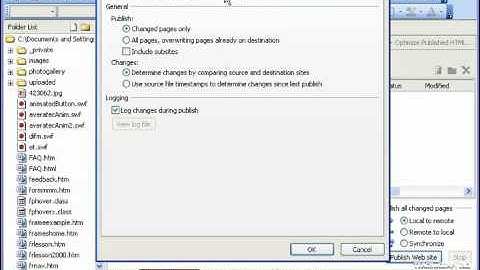 FrontPage Tutorial Publishing Your Web Site-2003 Microsoft Training Lesson 9.3