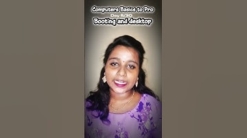 Day 5 | Booting and Desktop basics| Computer fundamentals| YTshorts| Skillfusionwithmoni|Shortsindia
