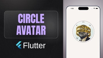 CircleAvatar widget | Flutter