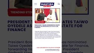 Information Tinubu Nominates Taiwo Oyedele as Minister of State for Finance Guide