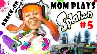 Давайте играть SPLATOON Часть 5: Мама & Ролик Крак-On! Turf War в Saltspray Рог! (FGTEEV FUN!)