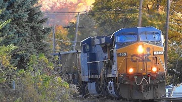 Lots of Horn Blowing From CSX Coal Train