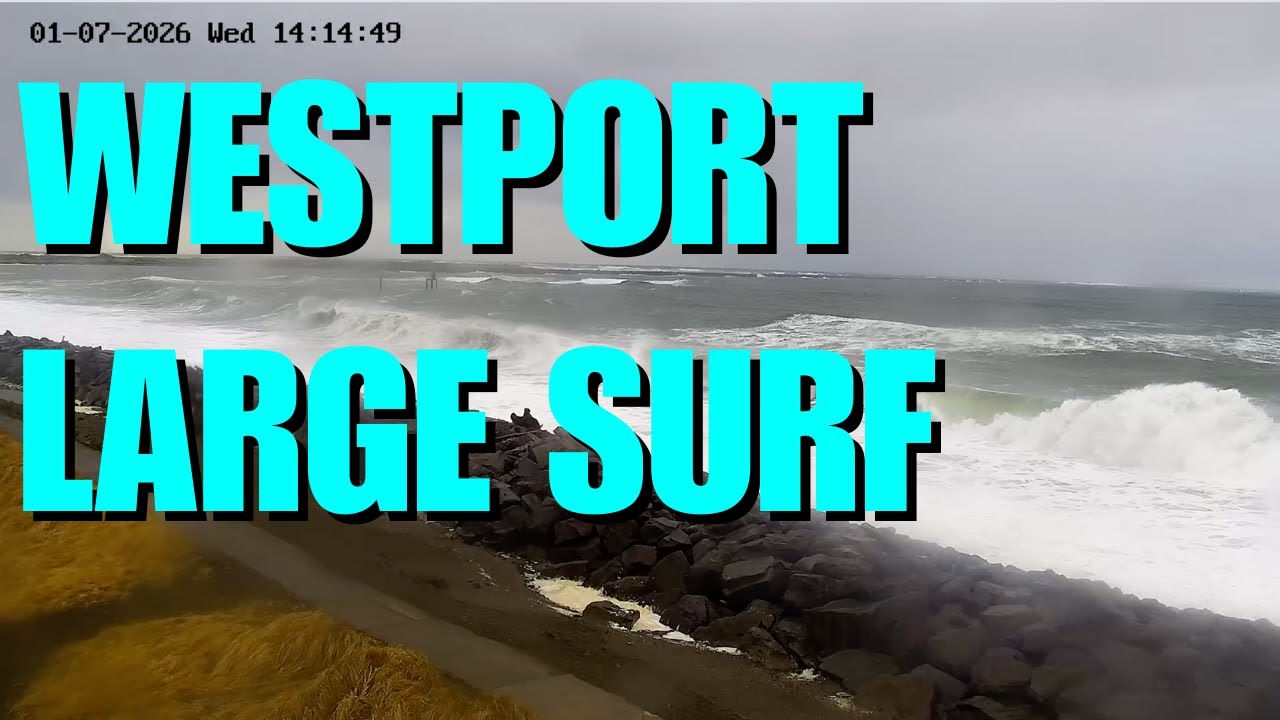 *Previously* LIVE Large Surf - Swell Increasing - Westport, Washington 01-07-25