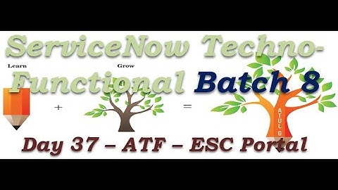 Batch 8 | Day 37 | ATF &  ESC Portal | Techno Functional Training | San Diego #Shorts #Short