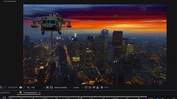 Element 3D After Effects Tutorial - Helicopter Fly by