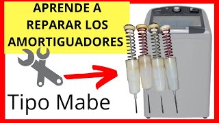 AMORTIGUADORES DE LAVADORA/COMO REPARARLOS/MABE /GENERAL ELECTRIC/mi lavadora vibra mucho