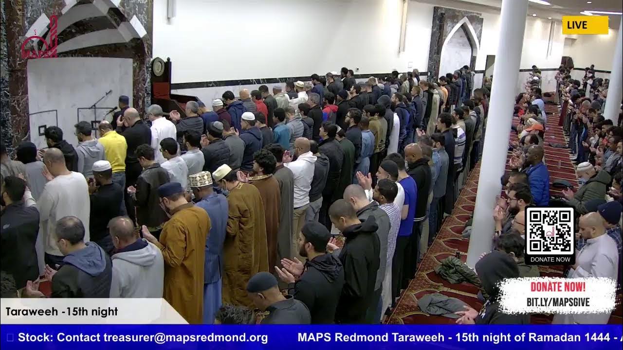 MAPS Redmond Taraweeh 15th night of Ramadan 1444 April 5th, 2023