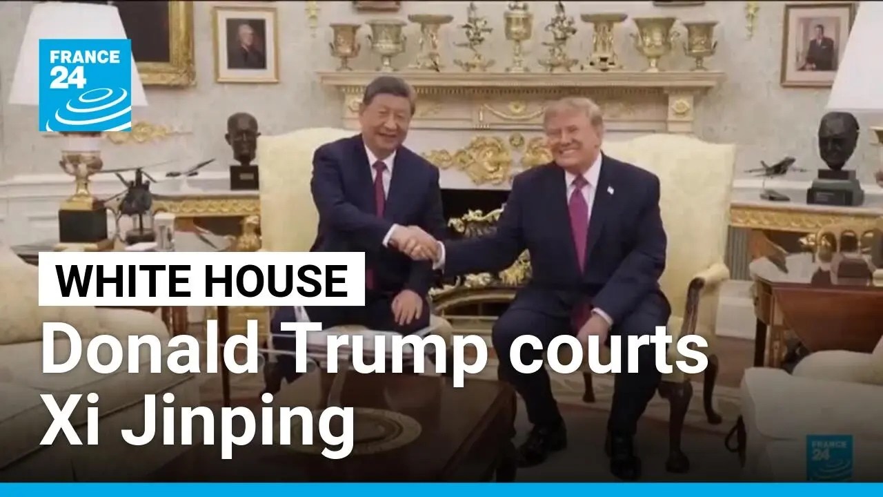 Donald Trump courts Xi Jinping during high-profile White House visit • FRANCE 24 English
