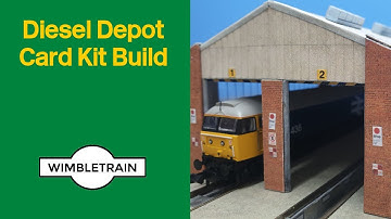Scalescenes R023a N Scale Diesel Depot Card Kit Build