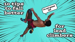 10 tips to fall better while climbing