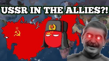 When the USSR join the ALLIES in HOI4 - Timelapse