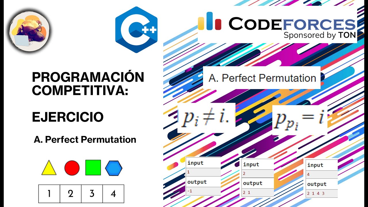 Programación Competitiva - Ejercicio Permutación Perfecta - YouTube