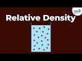What is Relative Density? | Physics | Don't Memorise